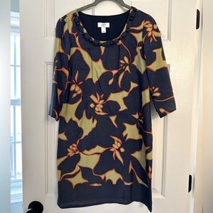 Beautiful Loft dress with bead detail; size 0 petite